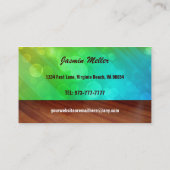 浴室の名刺の犬 名刺 (裏面)