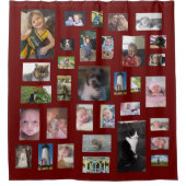 浴室の装飾 |フォトシャワパーソナライズされたーカーテン シャワーカーテン (正面)