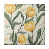 浴室はっきりした床用チューリップセラミックタイル タイル (正面)