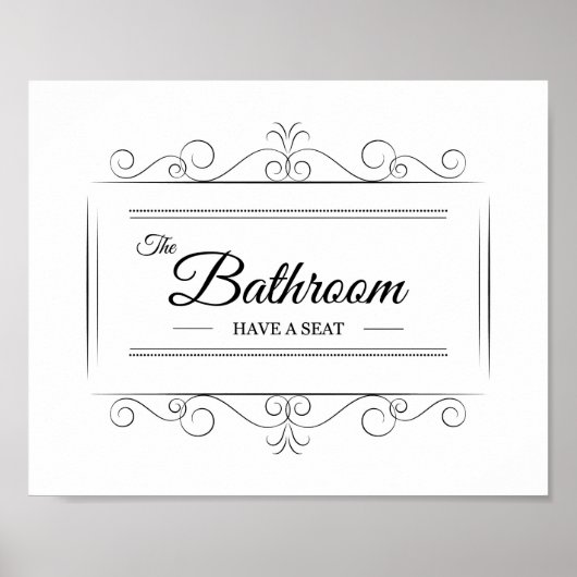 浴室はシートアートを備えおもしろいている ポスター (正面)