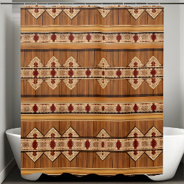 浴室シャワーカーテン横素朴スタイル シャワーカーテン