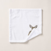 浴室タオルセットの冬のシカ バスタオルセット (ウォッシュタオル)