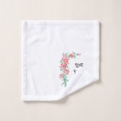 浴室タオルセットの生きている笑い愛ゲストの浴室 バスタオルセット (ウォッシュタオル)