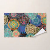 浴室タオルセットをくまなく曼荼羅 バスタオルセット (ハンドタオル)