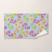 浴室タオルセット、ビーチサンダル バスタオルセット (ハンドタオル)