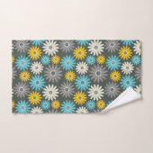 浴室タオルセット、灰色のデイジー バスタオルセット (ハンドタオル)