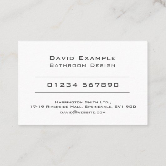 浴室デザイナー 名刺 (裏面)