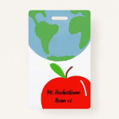 浴室パパーソナライズされたス バッジ (裏面)