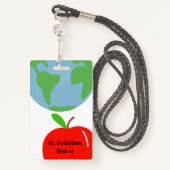 浴室パパーソナライズされたス バッジ (裏面ランヤード)