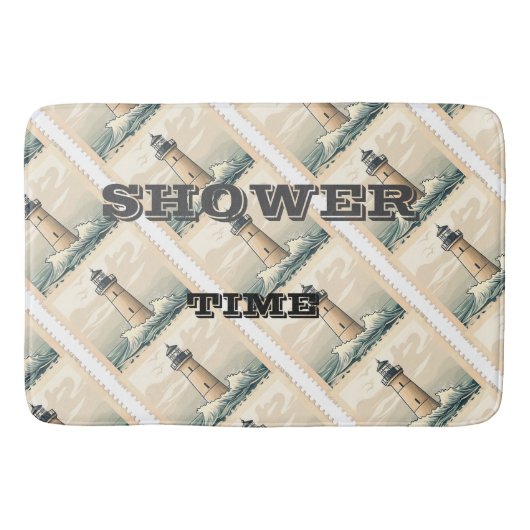 浴室ビーチテーマバスマット バスマット (正面)