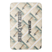 浴室ビーチテーマバスマット バスマット (正面縦)