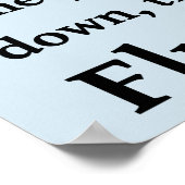 浴室フラッシュ ポスター (角)