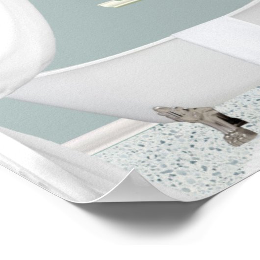 浴室ポスター ポスター (角)