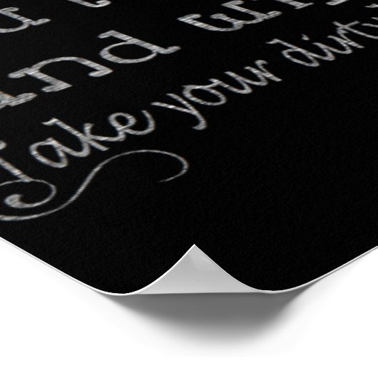 浴室ルール ポスター (角)