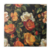 浴室床の美しいバラセラミックタイル タイル (正面)