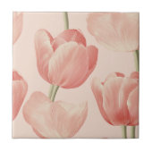 浴室床クラシック用のチューリップセラミックタイル タイル (正面)