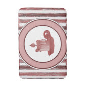 浴室用のろうそくを剥いだ バスマット (正面縦)