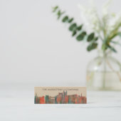 浴室、イギリスのスカイライン スキニー名刺 (スタンド正面)