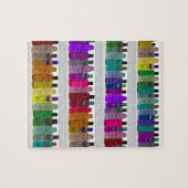 -浴室、サロン等のための…ボトルの虹を石鹸で洗って下さい ジグソーパズル (横)