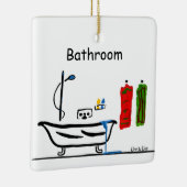 浴室 セラミックオーナメント (右)
