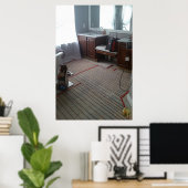 浴室DIY加熱フローリング ポスター (ホームオフィス)