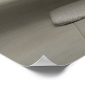 浴槽おもしろい内の動物 ポスター (角)