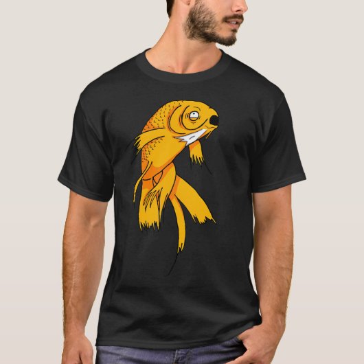 浴槽でワニ釣り Tシャツ (正面)