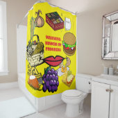 浴槽に入った人食べ向けのプライバシーカーテン シャワーカーテン (インサイチュ)