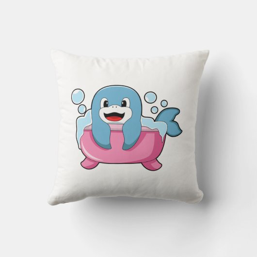 浴槽のイルカ クッション (裏面)