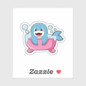 浴槽のイルカ シール (シート)