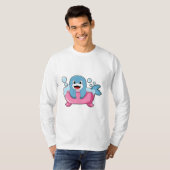 浴槽のイルカ Tシャツ (正面フル)