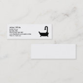 浴槽のシャワー スキニー名刺 (正面/裏面)