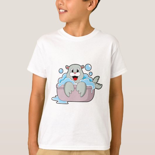 浴槽のシール Tシャツ (正面)