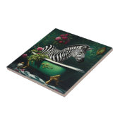 浴槽のゼブラ タイル (側面)