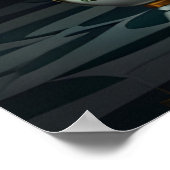 浴槽のゼブラ ポスター (角)