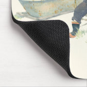 浴槽のマウスパッドのヤギ マウスパッド (コーナー)