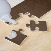 浴槽の中のタビー猫 ジグソーパズル (側面)