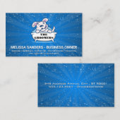 浴槽の中の犬 名刺 (正面/裏面)