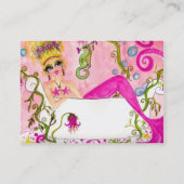 浴槽の人魚、名前、住所1は、…加えます 名刺 (裏面)