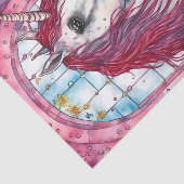 浴槽の切り離しで余分な耳を持つユニコーン 薄葉紙 (詳細)