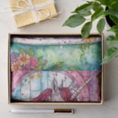 浴槽の切り離しで余分な耳を持つユニコーン 薄葉紙 (ギフト)