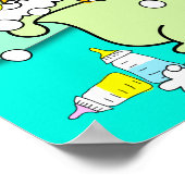 浴槽の子犬ポスター17 ポスター (角)