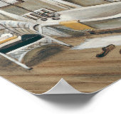 浴槽フランスの付き浴室 ポスター (角)