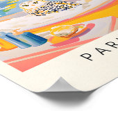 浴槽ポスターの雪ふくろおもしろい、浴室壁A ポスター (角)