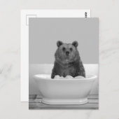 浴槽内泡風呂はがき ポストカード (正面/裏面)