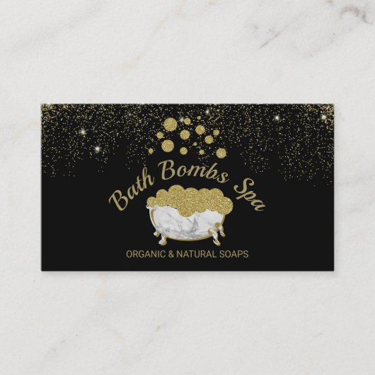 浴槽爆弾スパシャボン玉 名刺 (正面)