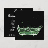 浴槽X線スケルトングリーン 招待状 (正面/裏面)