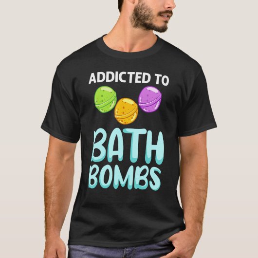 浴用爆弾を作る浴用爆弾バブルラベンダー_2 Tシャツ (正面)
