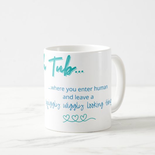 浴笑わされる槽マグ/浴室用アクセサリー  コーヒーマグカップ (正面右)