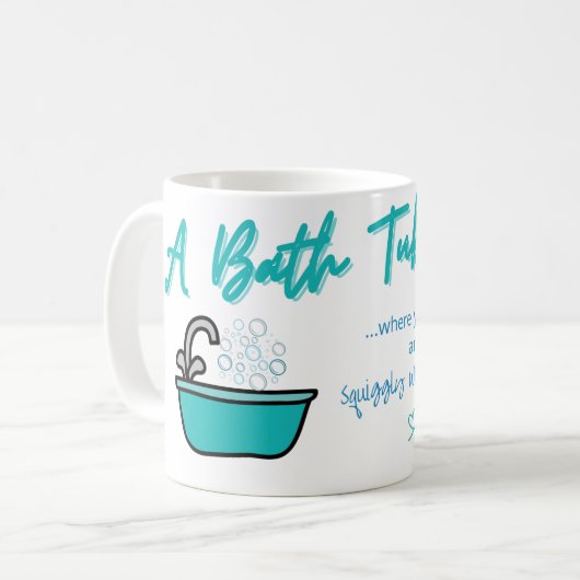 浴笑わされる槽マグ/浴室用アクセサリー  コーヒーマグカップ (正面左)